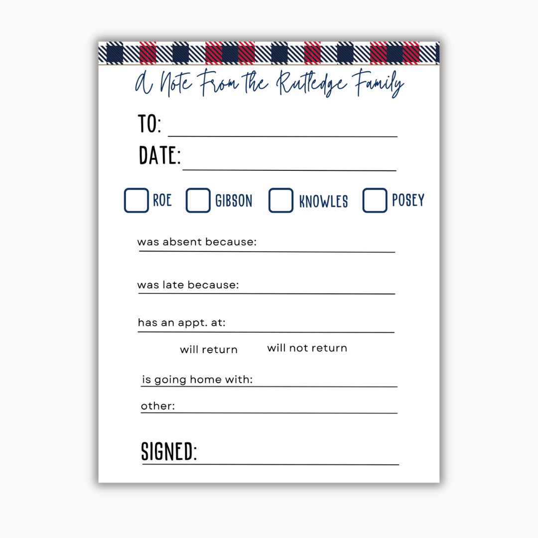 School Notepad