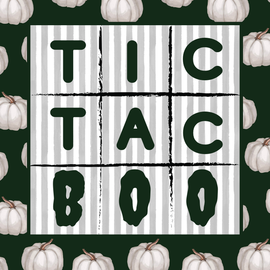 Tic Tac Boo Halloween Tag Digital Download