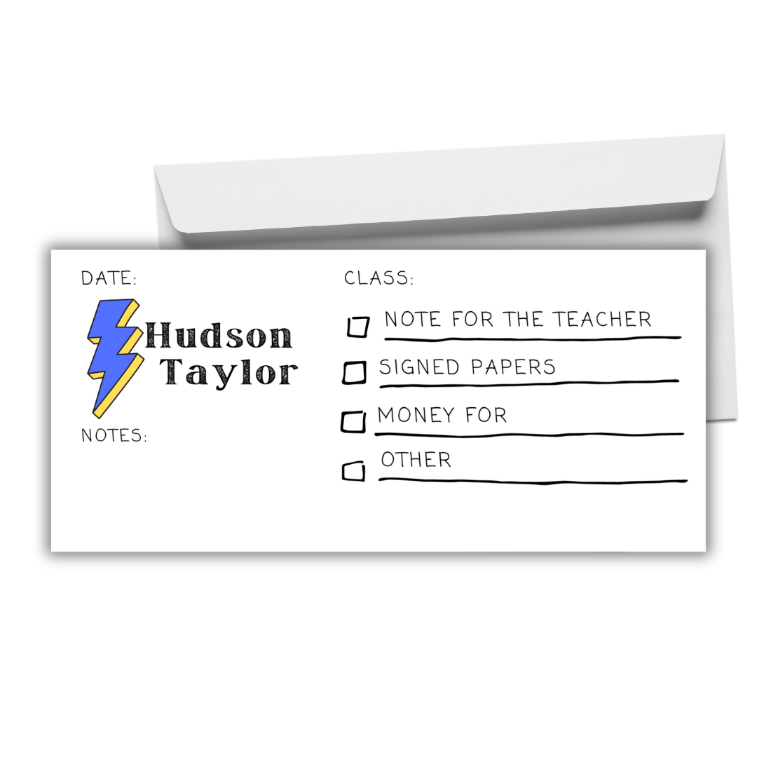 Student School Envelopes