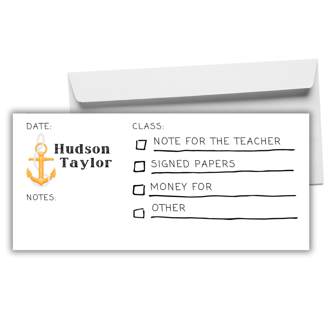 Student School Envelopes