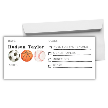 Student School Envelopes