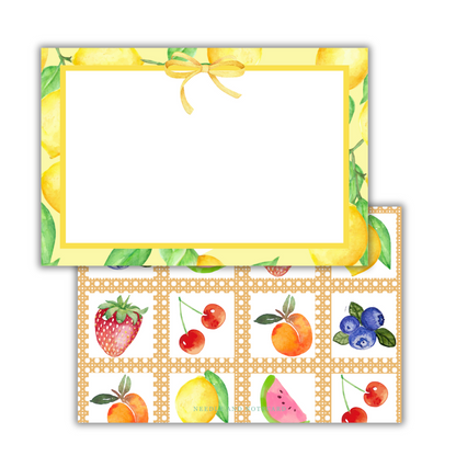 Fruit Basket Flat Notecards