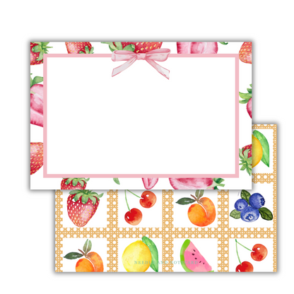 Fruit Basket Flat Notecards