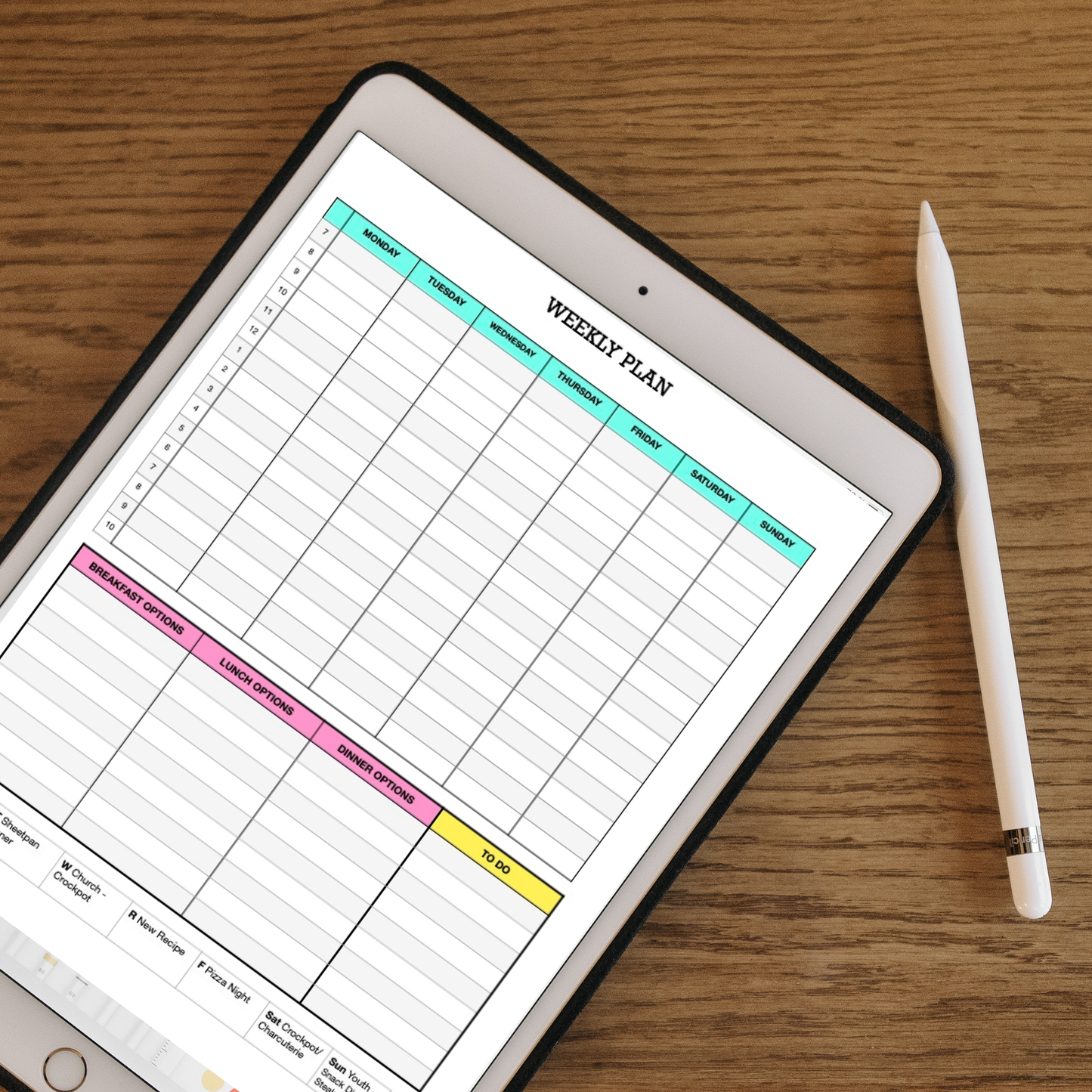 Weekly Planner Free Digital Download