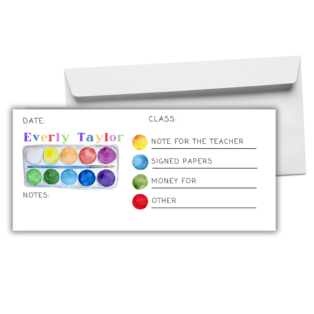 Student School Envelopes