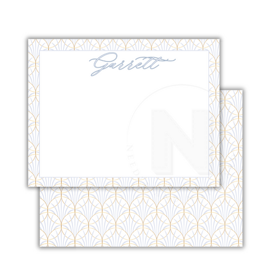 Art Deco Signature Flat Notecards