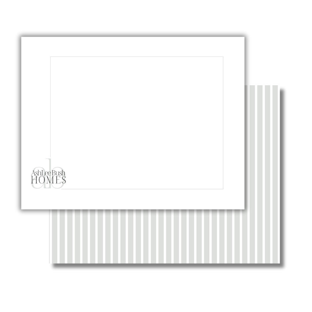 Custom Brand Flat Notecards