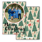 Cozy Country Christmas Trees Christmas Cards