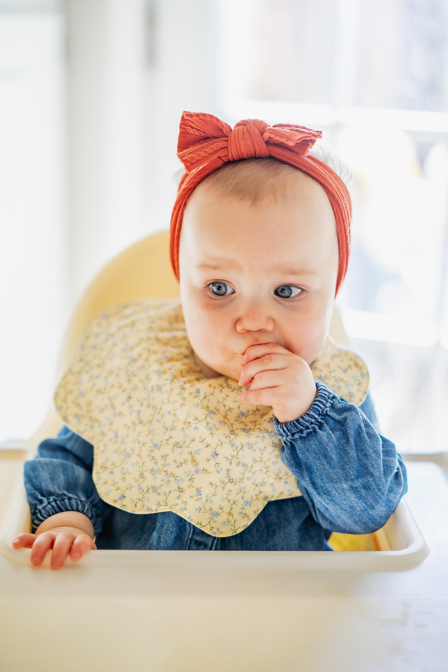 Scallop Edge Baby Bib