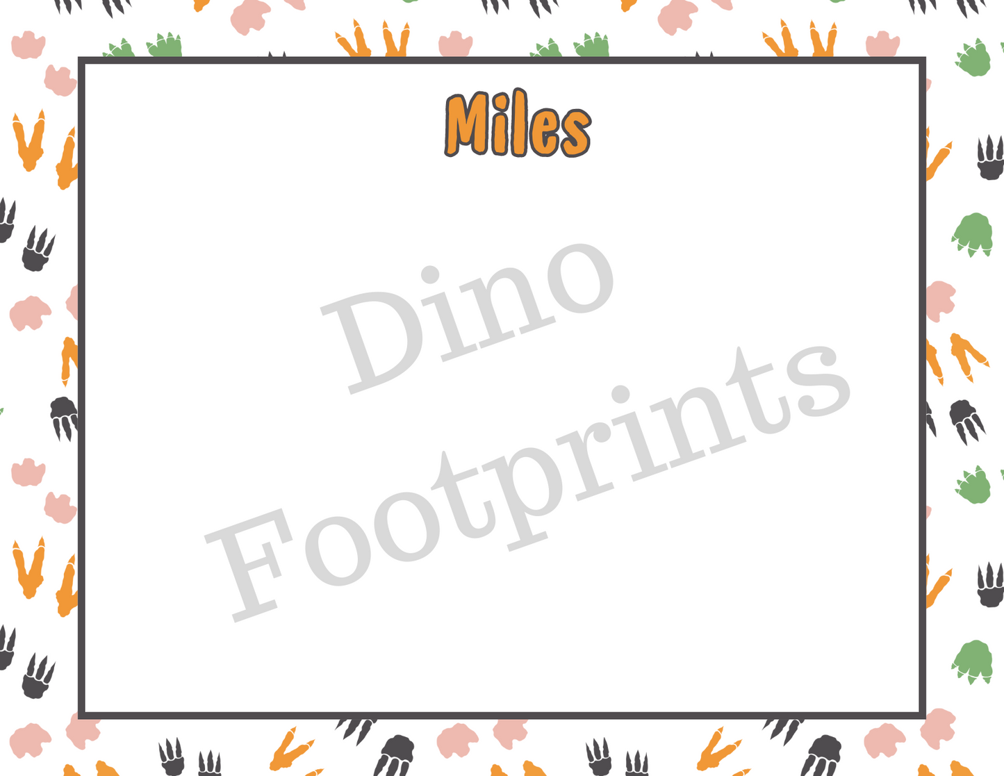 Wild Things Dinosaur Flat Notecards