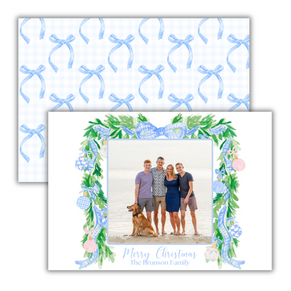 Grand Millennial Garland Christmas Cards