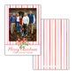 Grand Greenery Stripe Christmas Cards