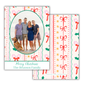 Grand Millennial Candy Cane Bows Christmas Cards