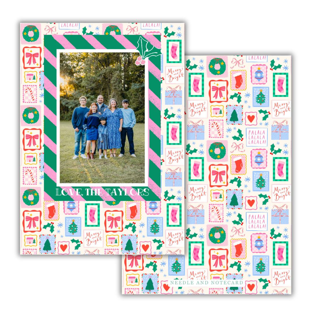 Grand Millennial Stamps Christmas Cards