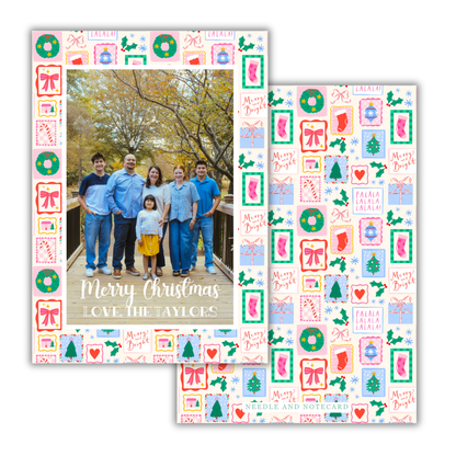 Grand Millennial Stamps Christmas Cards
