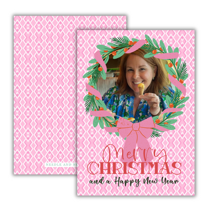 Pink Pop Diamond Christmas Cards