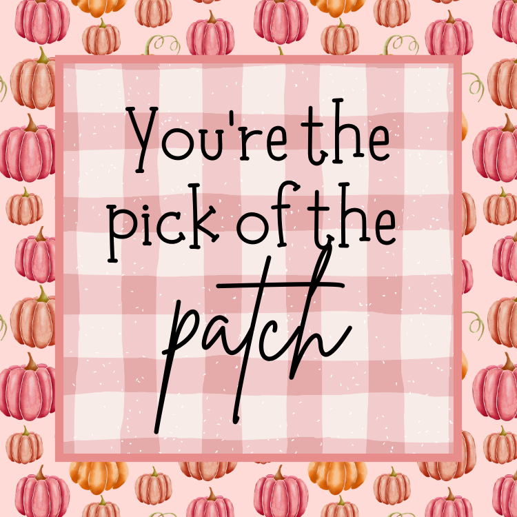 Pick of the Patch Halloween Tag Digital Download