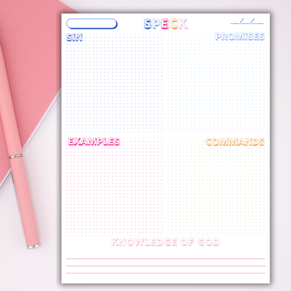 SPECK Bible Study Tool Digital PDF Download