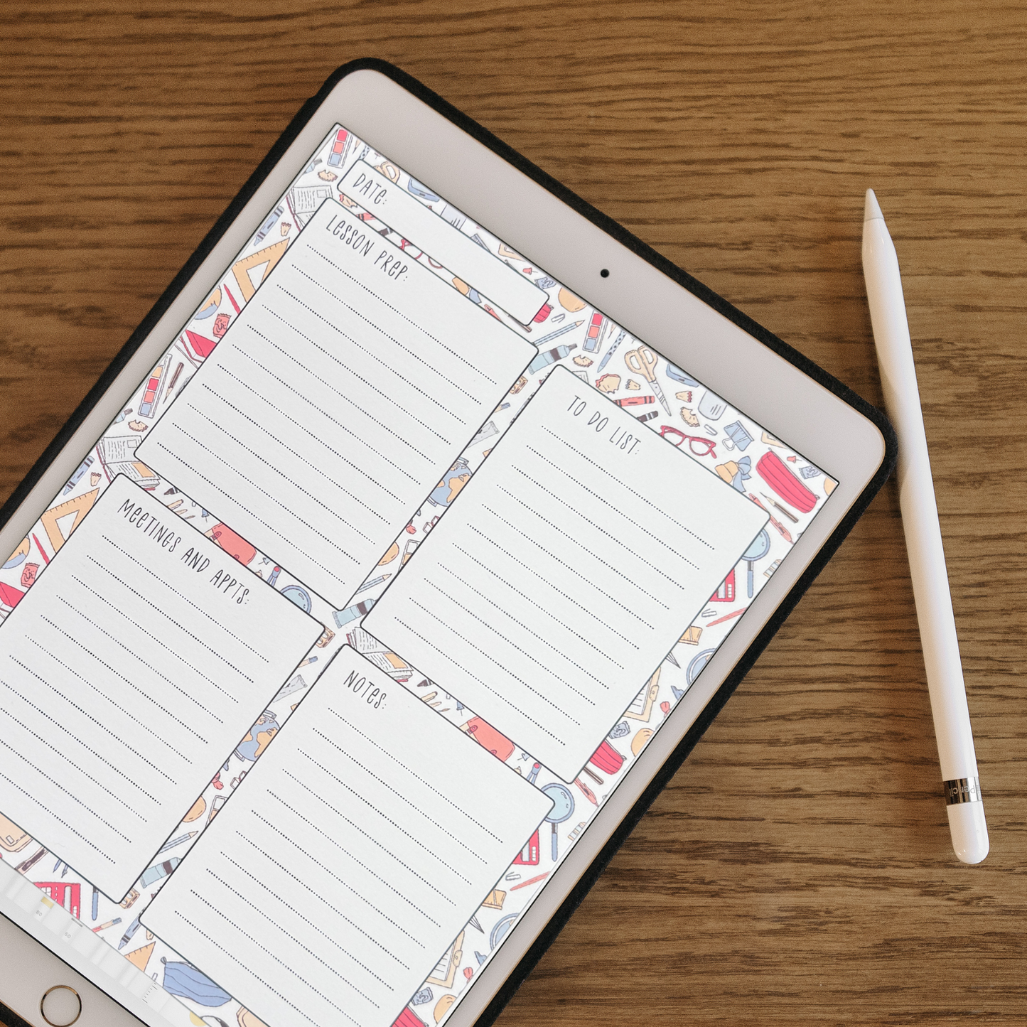 Teacher Planner Digital PDF Download