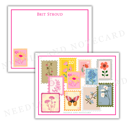Postage Stamp Notecards