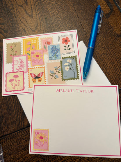 Postage Stamp Notecards