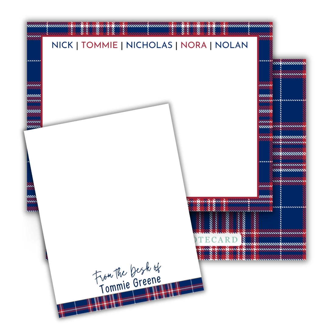 Notepad and Notecard Gift Set