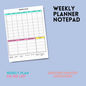 Weekly Planner Notepad