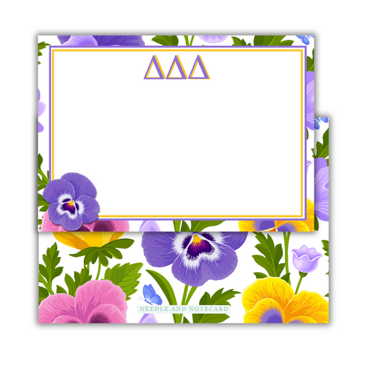 Pansy Flat Notecards