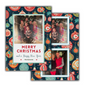 Vintage Colorful Ornaments Frame Christmas Cards